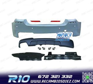 PARAGOLPES TRASERO BMW F10 10-17 LOOK M PERFORMANCE