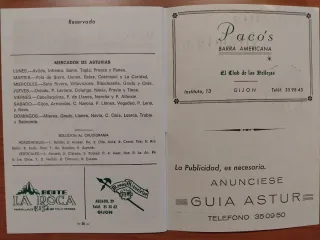 1972 - n°7: Guía Astur de Espectáculos (Gijón)