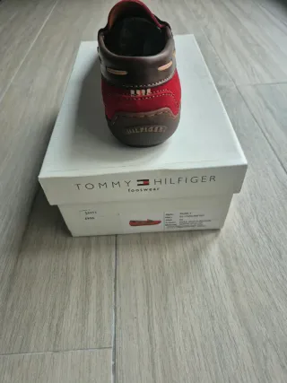 Zapatos Mocasines Tommy Hilfiger Rojos