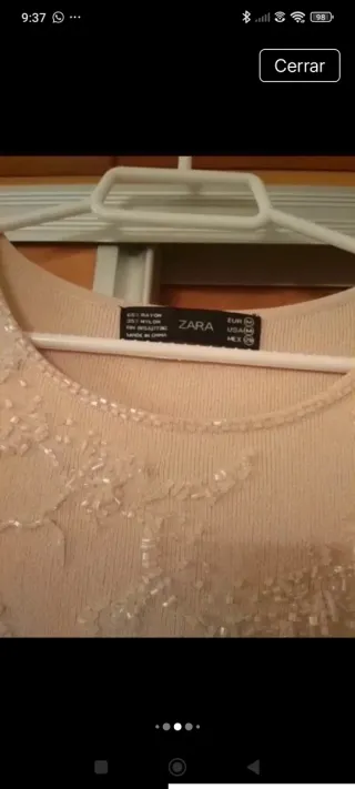 Jersey Zara  con Pedrería