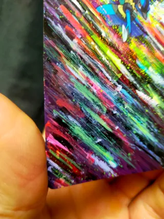 Carta Lucario pintada a mano