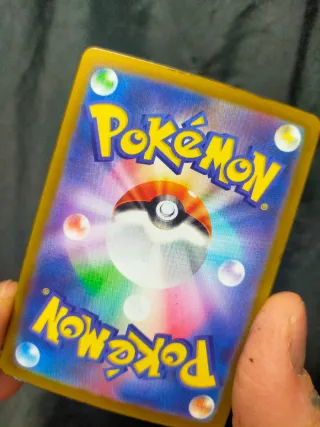 Carta Lucario pintada a mano