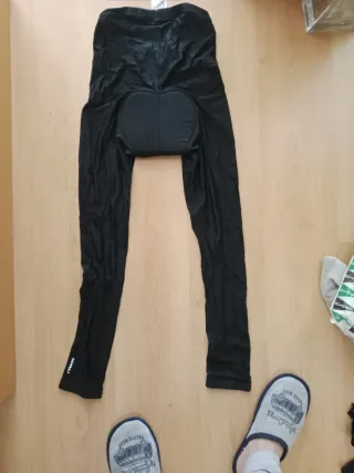 Culote ciclista negro con badana