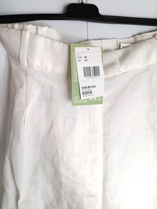 Pantalones vestir beige talla 48