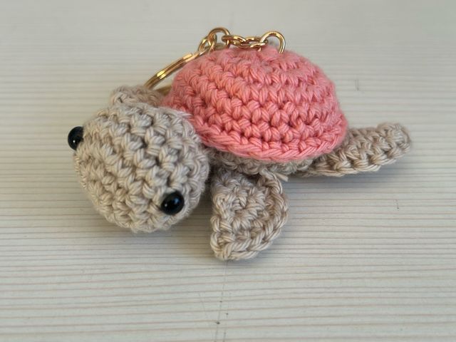 Llavero tortuga amigurumi crochet nuevo