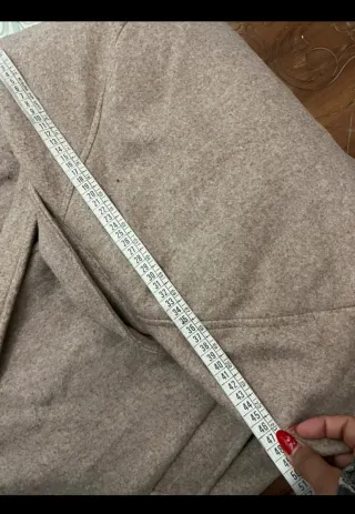 Cappotto Stradivarius Beige Lungo