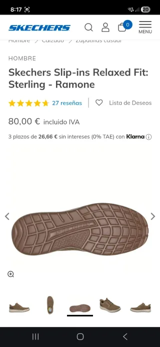 Zapatillas Skechers Relaxed Fit Slip-Ins Beige