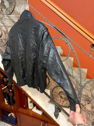 Giubbino Biker in Vera Pelle Vintage Anni 80’
