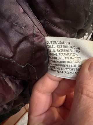 Giubbino Biker in Vera Pelle Vintage Anni 80’