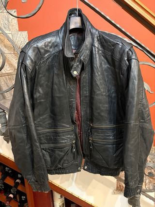 Giubbino Biker in Vera Pelle Vintage Anni 80’