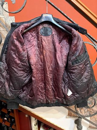 Giubbino Biker in Vera Pelle Vintage Anni 80’