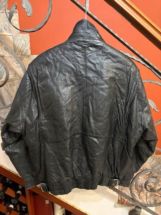 Giubbino Biker in Vera Pelle Vintage Anni 80’