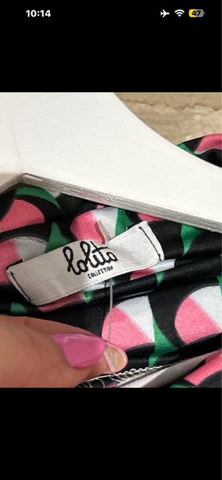 Vestido midi Lolito estampado