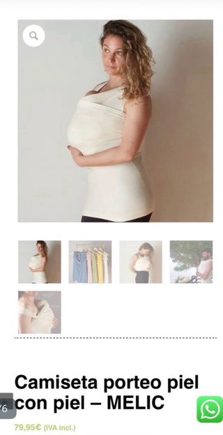 Camiseta Melic Piel Postparto M/L