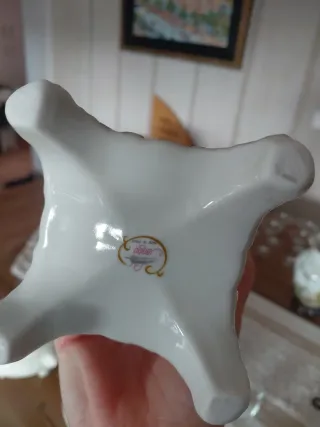 Tres jarrones de porcelana vintage