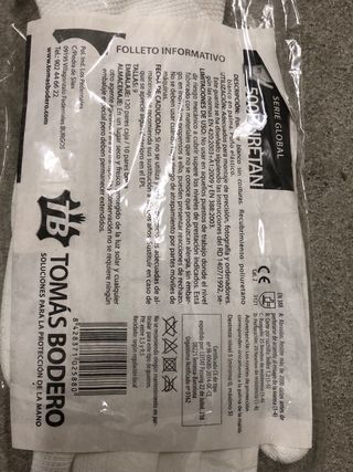 Guantes TOMAS BODERO T-9 Uretano Talla L