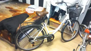 Bicicleta de paseo City 40 blanca