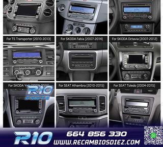 RADIO GPS ANDROID 11 PARA VOLKSWAGEN VW SEAT SKODA HEXA-CORE
