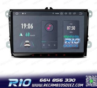 RADIO GPS ANDROID 11 PARA VOLKSWAGEN VW SEAT SKODA HEXA-CORE
