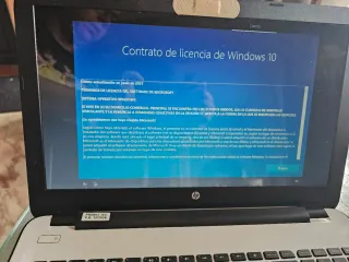 Ordenador portátil HP Plata/Blanco