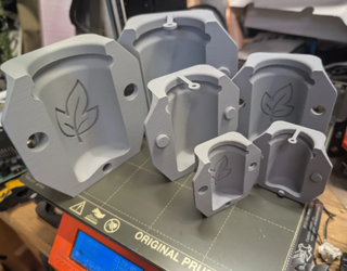 Molde para velas de plástico