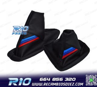 KIT FUNDA PALANCA CAMBIO + FUNDA FRENO DE MANO LOOK M