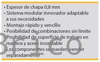 Conjunto Taller 3 Módulos S/Madera Alyco 192844