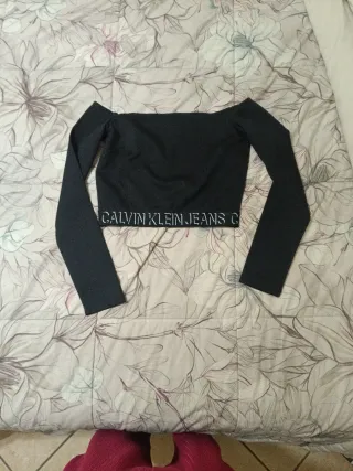 Top Calvin Klein manica lunga taglia XS
