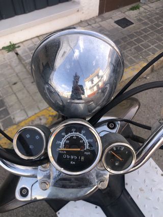 Moto Scooter 125cc Marrón/Gris