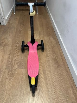 Patinete infantil Oxelo 3 ruedas rosa