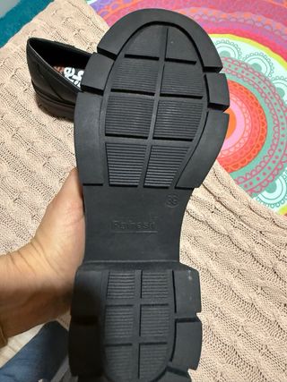 Mocasines Refresh Mujer Talla 39 Negros