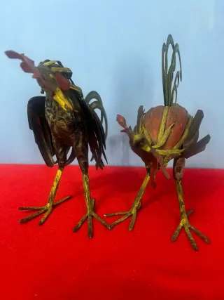 Galli decorativi in ferro battuto