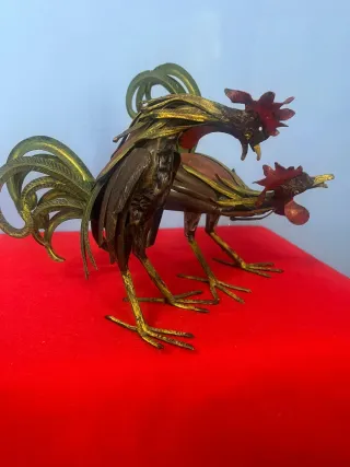 Galli decorativi in ferro battuto