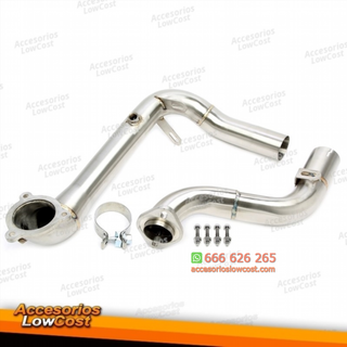 Downpipe con supresor de catalizador para Mercede