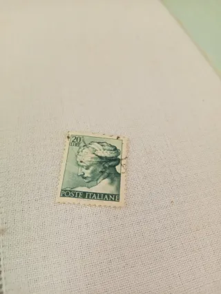 Francobollo 20 Lire Poste Italiane