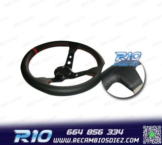 VOLANTE INVERTIDO LOOK OMP PIEL SINTETICA NEGRO BRAZOS NEGRO