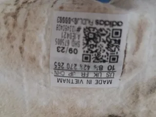 Adidas Gazelle Bold Rojo y Azul 42 2/3