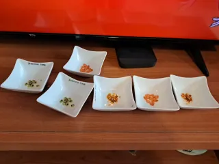 Set 6 Ciotole Porcellana Snack Time