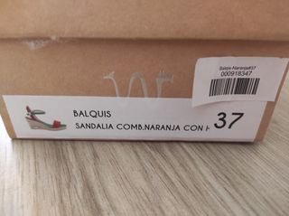 Sandalias cuña Sarah World Talla 37