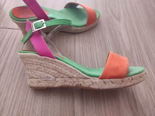 Sandalias cuña Sarah World Talla 37