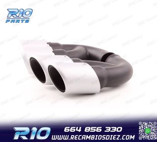 COLAS ESCAPE PORSCHE CAYENNE V8 GTS TURBO S 10-14 PLATA MATE