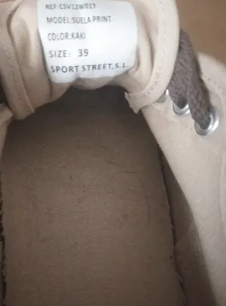 Zapatillas Estampado Floral/Caqui