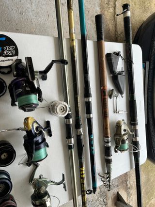 Lotes de pesca: carretes y cañas