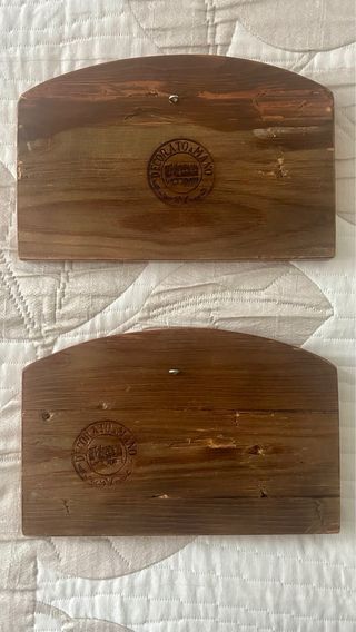 Cuadros madera coches clásicos pintados a mano