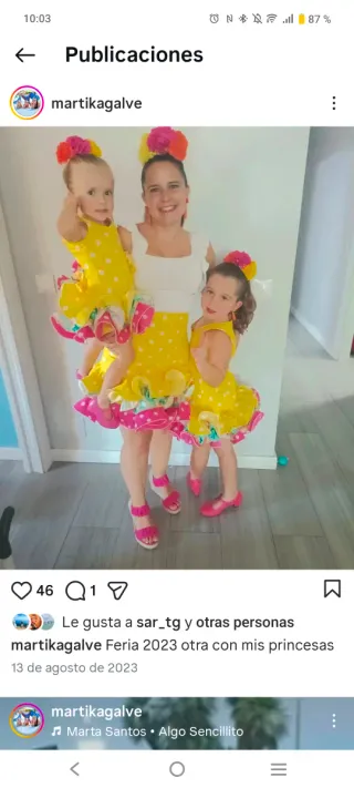 Falda flamenca talla 36/38