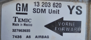 CENTRALITA AIRBAG OPEL MERIVA 1.7 16V CDTI 132036