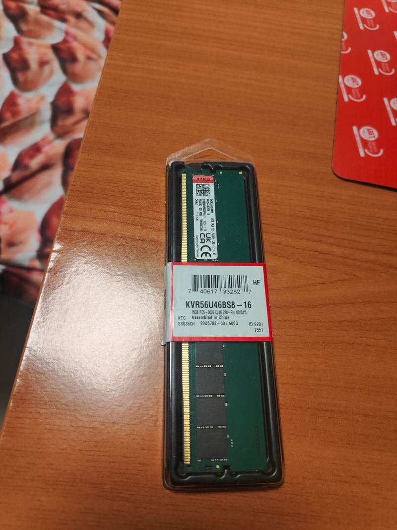 Kingston Value Ram Memoria RAM DDR5 5600GB 16GB 1. afbeelding 2
