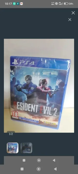 Resident Evil 2 Nuevo Precintado