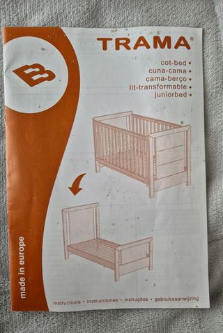 Cuna-cama Inova Trama Madera