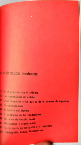 Los números y sus misterios. Las Matemáticas moder